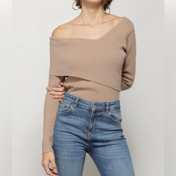 Line and Dot Sylvie asymmetrical sweater, small NWOT - Picture 1 of 6